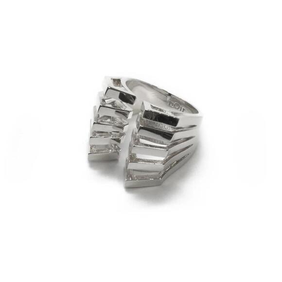nOir Jewelry Jewelry - nOir JEWELRY VALERIE CAGED RING SIZE 8